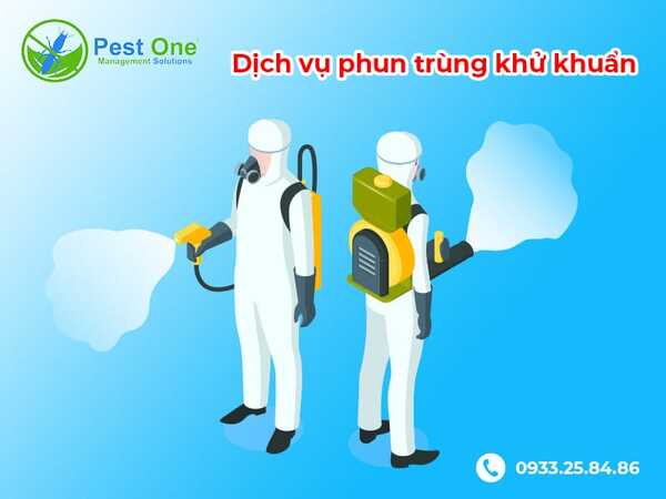 Dịch vụ phun khử trùng diệt khuẩn Pest One