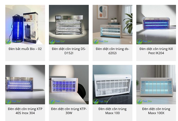 Lắp đặt lưới chống côn trùng, bẫy đèn để kiểm soát côn trùng trong nhà máy
