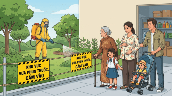 Những đối tượng dễ bị ảnh hưởng bởi thuốc diệt côn trùng