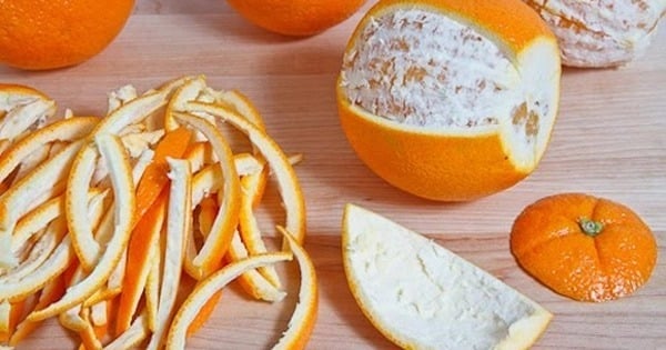 Đuổi muỗi bằng vỏ cam, bưởi